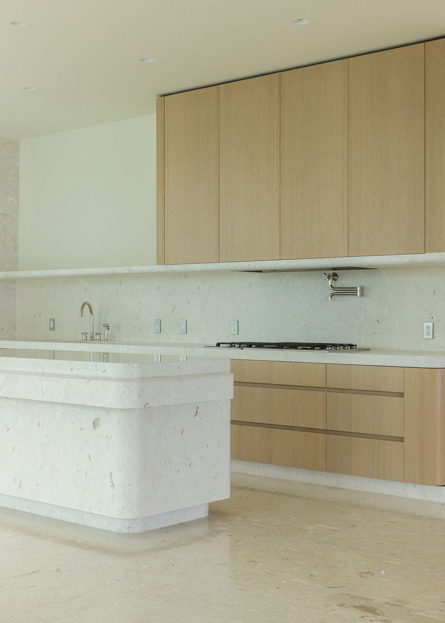 Elegant Italian kitchen with bespoke cabinetry